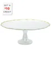 Vietri Baroque Glass Cake Stand