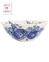 Vietri Camellia Shallow Serving Bowl