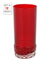 Vietri Deco Red Tall Tumbler In Red