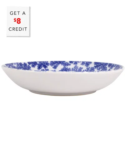 Vietri Viva By  Santorini Coral Serving Bowl With $8 Credit