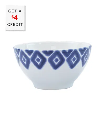 Vietri Viva By  Santorini Diamond Cereal Bowl With $4 Credit In No Color