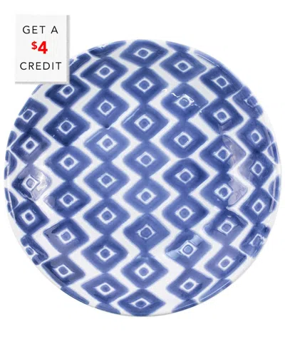 Vietri Viva By  Santorini Diamond Pasta Bowl With $4 Credit In No Color