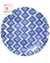 Vietri Viva By  Santorini Diamond Salad Plate With $2 Credit