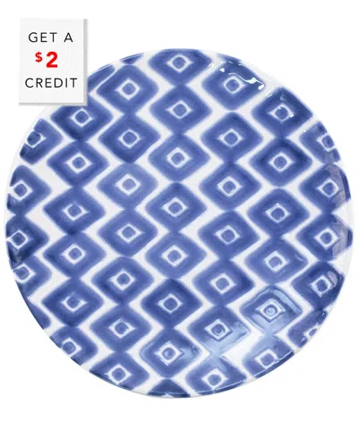 Vietri Viva By  Santorini Diamond Salad Plate With $2 Credit In No Color