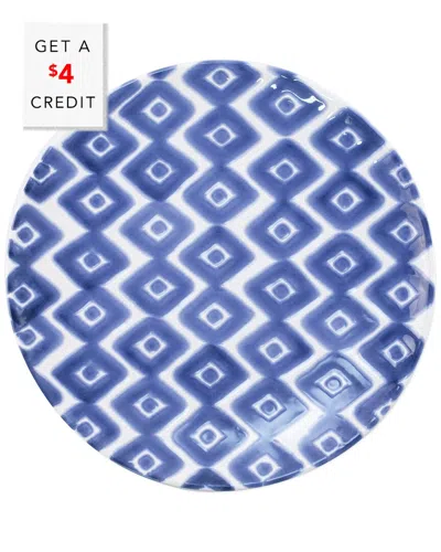 Vietri Viva By  Santorini Diamond Salad Plate With $4 Credit In No Color