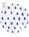 Vietri Viva By  Santorini Dot Dinner Plate With $2 Credit
