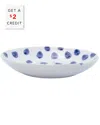 Vietri Viva By  Santorini Dot Pasta Bowl With $2 Credit In Blue