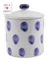 Vietri Santorini Dot Small Canister In Blue
