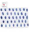 Vietri Viva By  Santorini Dot Small Rectangular Platter With $5 Credit In Blue