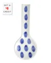 Vietri Santorini Dot Earthenware Spoon Rest