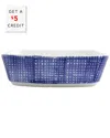 Vietri Viva By  Santorini Geo Square Baker With $5 Credit In Blue