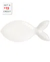 Vietri Viva By  Santorini Large White Figural Fish With $13 Credit
