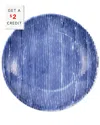Vietri Viva By  Santorini Stripe Dinner Plate With $2 Credit