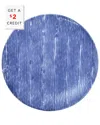 Vietri Viva By  Santorini Stripe Salad Plate With $2 Credit