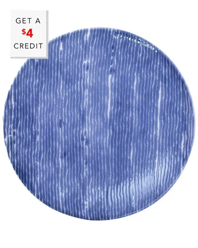 Vietri Viva By  Santorini Stripe Salad Plate With $4 Credit In No Color