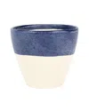 Vietri Viva By  Viva Garden Cobalt Reactive Medium Cachepot In Blue