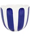 Vietri Viva By  Viva Garden Cobalt Tulip Large Cachepot In Blue