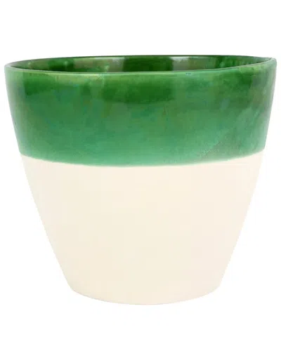 Vietri Viva Garden Reactive Large Cachepot In Multi