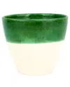 Vietri Viva Garden Reactive Medium Cachepot