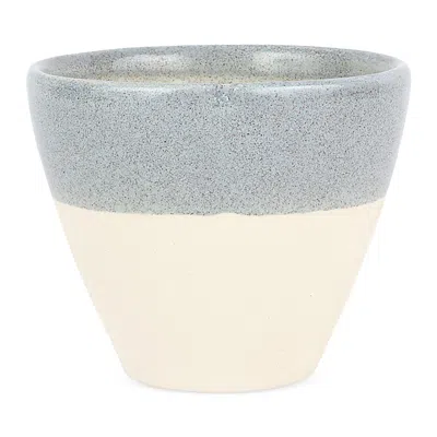 Vietri Viva Garden Reactive Small Cachepot In Green