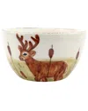 Vietri Wildlife Deer Cereal Bowl In Multi