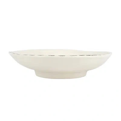 Vietri Wildlife Deer Large Bowl In Brown;white;green