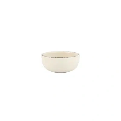 Vietri Wildlife Fox Condiment Bowl In White,brown,black