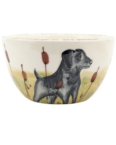 Vietri Wildlife Hunting Dog Cereal Bowl In Multi