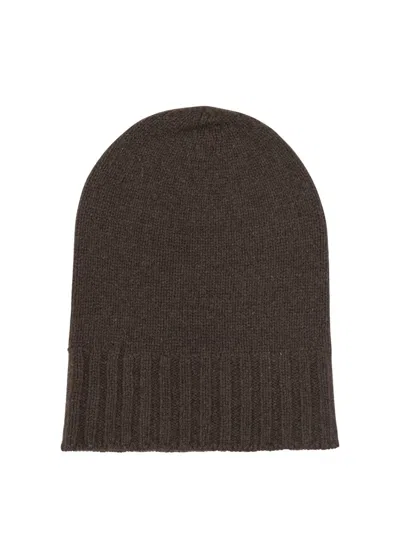 Vietti Merchandise Beanie In Cashmere In Brown