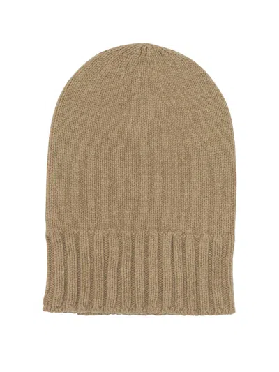 Vietti Merchandise Beanie In Cashmere In Brown