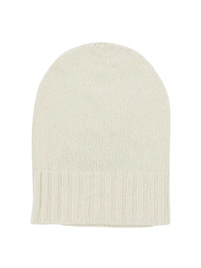 Vietti Merchandise Beanie In Cashmere In White