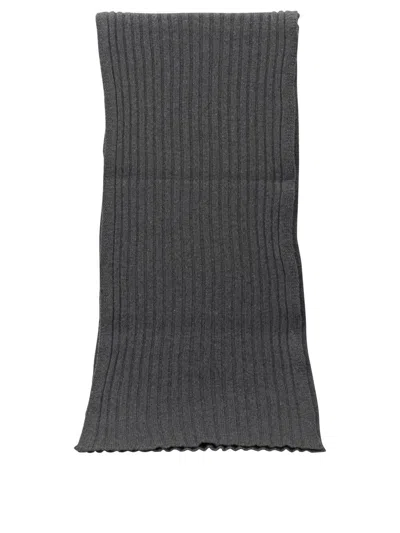 Vietti Merchandise Cashmere Scarf In Gray