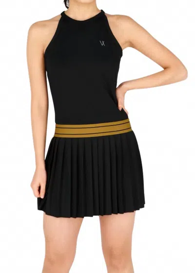 VIEUX JEU LARA MINI DRESS IN BLACK