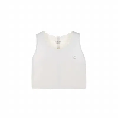 Vieux Jeu Women's Rosa Top In White