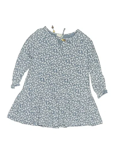 Pre-owned Vignette Kids' 3/4 Sleeve Top Blue Open Neckline Tops