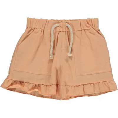 Vignette Kids' Girl's Brynlee Shorts In Orange In Nude