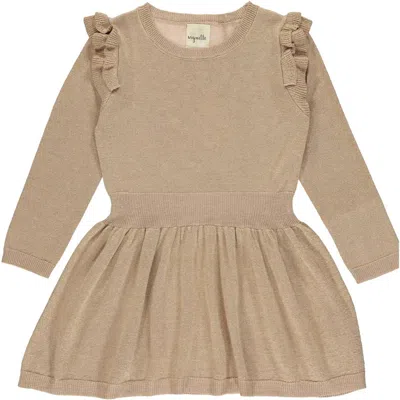 Vignette Kids' Girl's Carrie Dress In Gold In Brown