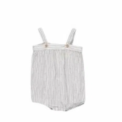 Vignette Kids' Girl's Harlo Bubble One Piece In Ivory Bow Print In White