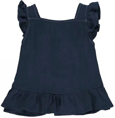 Vignette Kids' Girl's Iris Top In Navy In Blue