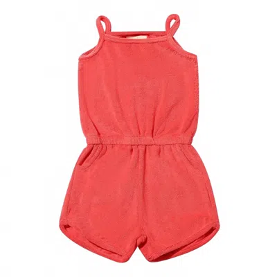 Vignette Kids' Girls Shelby Romper In Red