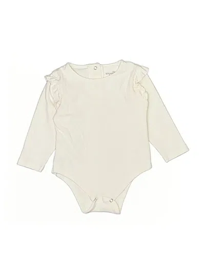Pre-owned Vignette Kids' Long Sleeve Onesie In Ivory