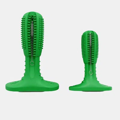 Vigor Chew Toy Dog Teeth Stick Cleaning Toys For Aggressive Chewers In Green