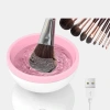 VIGOR ELECTRIC MAKEUP BRUSH CLEANER WASH MAKEUP BRUSH CLEANER MACHINE FIT FOR ALL SIZE BRUSHES AUTOMATIC S