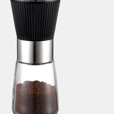 Vigor Hand Grinder Coffee Mill With Adjustable Conical Ceramic Burr For Aeropress, Espresso, Filter, Frenc In Black