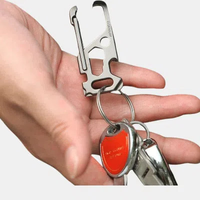Vigor Heavy Duty Keychain Titanium Carabiner Clips Multifunctional Keychain