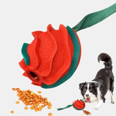 Vigor High Quality Indestructible Dog Toy Slow Treat Dispensing Interactive Toys For Small, Medium & Large In Multi