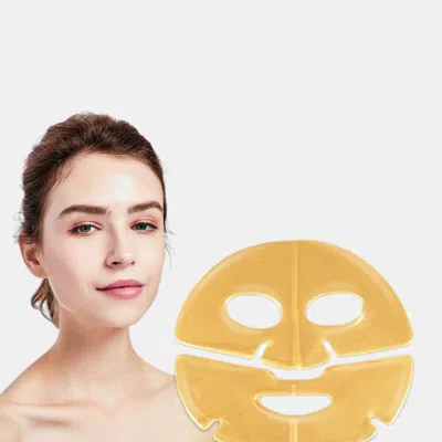 Vigor Hydra Face Lift Gold Aloe Extract Collagen Facial Mask In Yellow