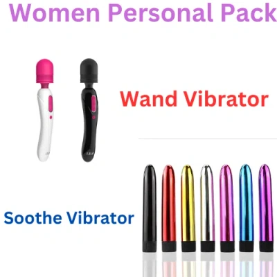 Vigor Massage Wand Vibrator & Soothe Vibrator Pack In White