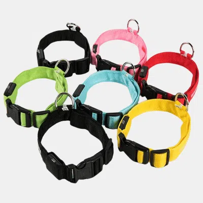 Vigor Reflective Led Light Puppy Collar Rechargeable Waterproof Glow In The Dark Dog Collars In Red