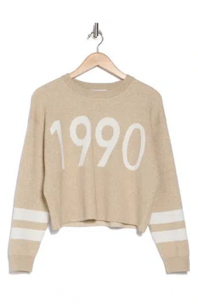 Vigoss 1990 Pullover Sweater In Oatmeal Heather